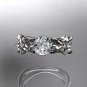 Platinum diamond floral wedding ring, engagement ring ADLR130