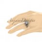 Platinum diamond floral wedding ring, engagement ring ADLR129
