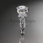 14kt white gold diamond leaf and vine wedding ring, engagement ring ADLR127