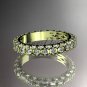 14kt yellow gold diamond wedding ring, engagement ring, wedding band, eternity ring ADLR123