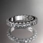 14kt white gold diamond wedding ring,engagement ring,wedding band, eternity ring ADLR123