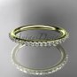 14k yellow gold diamond unique wedding ring,engagement ring, wedding band, stacking ring ADER103