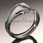 Platinum leaf and vine wedding ring, engagement ring, wedding band ADLR60