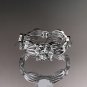 Platinum diamond wedding ring, engagement ring with Moissanite center stone ADLR58