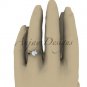 Platinum diamond vine and leaf wedding ring, engagement ring ADLR38