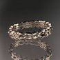 14kt rose gold leaf wedding ring, engagement ring, wedding band. ADLR35B