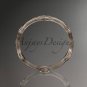 14k rose gold diamond vine wedding ring, engagement ring ADLR21AB