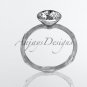 Platinum diamond vine wedding ring,engagement ring ADLR21A