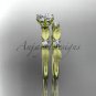 14kt yellow gold  engagement set with a Forever One Moissanite  center stone ADER177