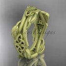 14kt yellow gold celtic knot matte finish wedding band CT7354G
