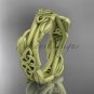 14kt yellow gold celtic knot matte finish wedding band CT7354G