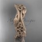 14kt rose gold celtic knot matte finish wedding band CT7354G