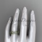 14k yellow gold diamond leaf,vine wedding ring ADLR353B