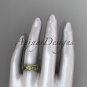 14kt yellow gold celtic trinity knot engagement ring, wedding band CT750B