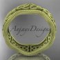 14kt yellow gold celtic trinity knot matte finish engagement ring, wedding band CT750B