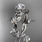 Platinum celtic trinity knot engagement ring, wedding ring CT759
