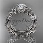 Platinum celtic trinity knot engagement set, wedding ring CT759S