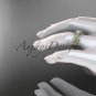 14kt yellow gold celtic trinity knot engagement ring, wedding ring CT768