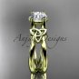 14kt yellow gold celtic trinity knot wedding ring, engagement ring CT7130