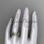 14kt yellow gold diamond celtic trinity knot wedding ring, engagement band CT7139B