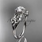 Platinum diamond celtic trinity knot wedding ring, engagement ring CT7169