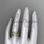 14kt yellow gold celtic trinity engagement ring with a Moissanite center stone CT7171
