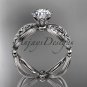 Platinum diamond celtic trinity knot wedding ring, engagement ring CT7192