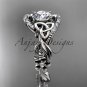 Platinum diamond celtic trinity knot wedding ring, engagement ring CT7211