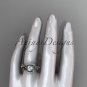 Platinum diamond celtic trinity knot wedding ring, engagement ring CT7211