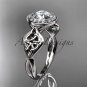 Platinum diamond celtic trinity knot wedding ring, engagement ring CT7219