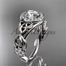 Platinum  diamond celtic trinity knot wedding ring, engagement ring CT7300