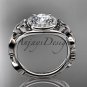 Platinum  diamond celtic trinity knot wedding ring, engagement ring CT7300
