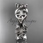 Platinum celtic trinity knot wedding band, engagement ring CT7316B