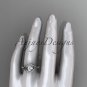 Platinum diamond celtic trinity knot wedding ring, engagement ring CT7317
