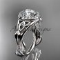 Platinum diamond celtic trinity knot wedding ring, engagement ring CT7327