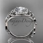 Platinum diamond celtic trinity knot wedding ring, engagement ring CT7327