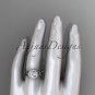 Platinum diamond celtic trinity knot wedding ring, engagement ring CT7327