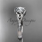 Platinum diamond celtic trinity knot wedding ring, engagement ring CT7333