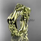 14kt yellow  gold celtic trinity knot wedding band, engagement ring CT7354G