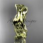 14kt yellow gold celtic trinity knot wedding band, engagement ring CT7354G