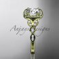 14kt yellow gold diamond leaf and vine wedding ring, engagement ring ADLR179