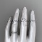 14kt white gold classic wedding band, engagement ring ADLR384G