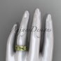 14kt yellow gold leaf and vine, flower wedding ring, engagement ring, wedding band ADLR344G