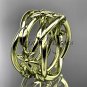 14kt yellow gold leaf and vine, flower wedding ring,wedding band ADLR352G