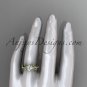 14k yellow gold diamond leaf and vine diamond engagement ring ADLR231
