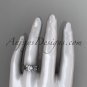 Platinum diamond leaf and vine wedding ring, engagement ring ADLR251