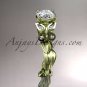 14kt yellow gold diamond leaf and vine wedding ring,engagement ring ADLR251