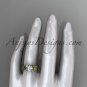 14kt yellow gold diamond engagement ring with a Forever One Moissanite center stone ADLR251
