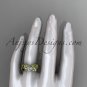 14kt yellow gold diamond engagement ring with a Forever One Moissanite  center stone ADLR253