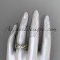 Unique 14kt yellow gold diamond floral leaf and vine wedding ring, engagement ring ADLR270